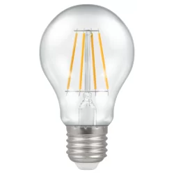Ampoule LED, E14, Standard, Transparent, filaments, 2700K, 806 lm