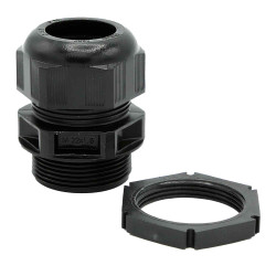 2-Pack Nylon Dome Top Cable Entry Glands – Fits 18.5-19mm Chassis Hole (5-10mm Cable)