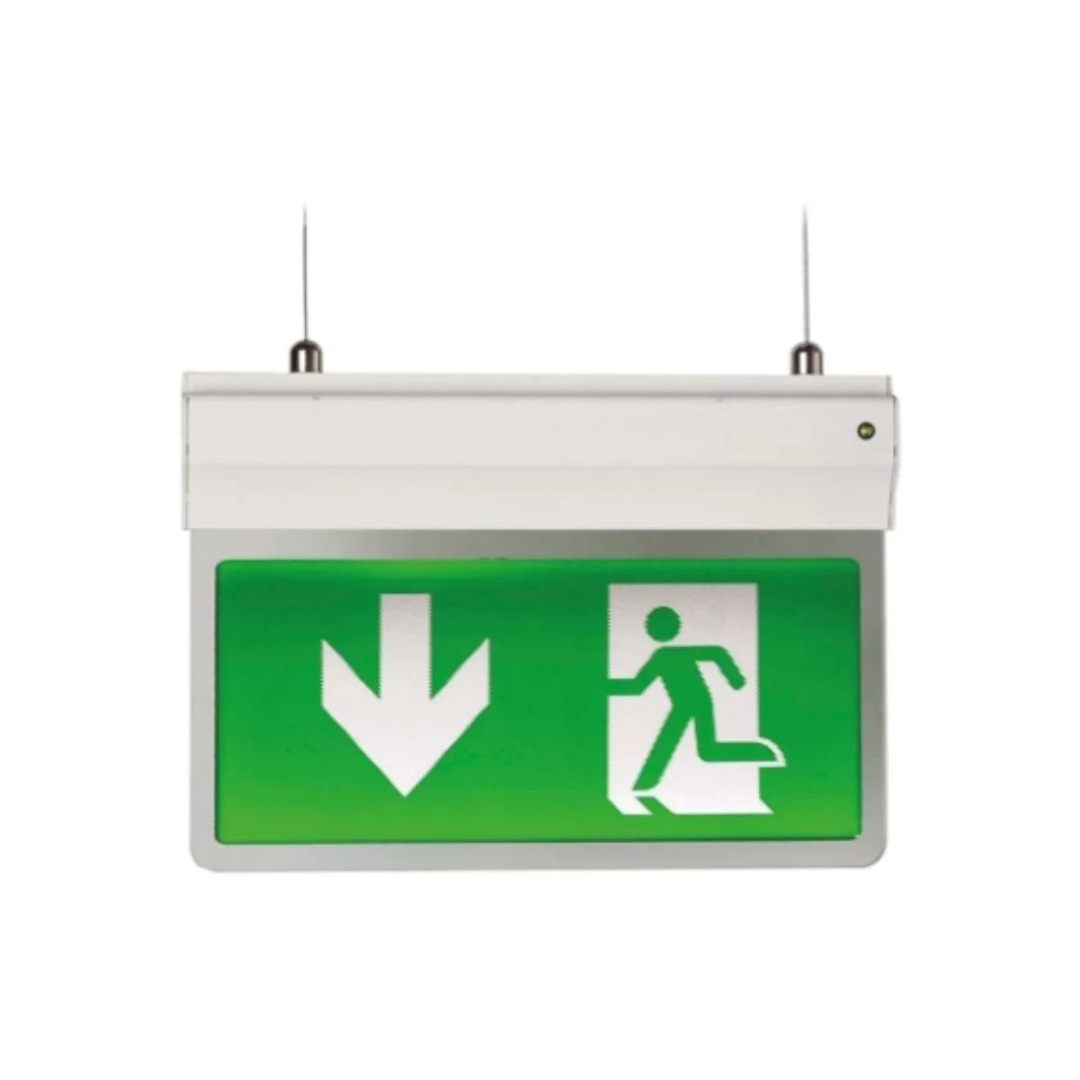 Corded Exit Sign With Timer Corded LED Exit Sign With Battery Backup ...