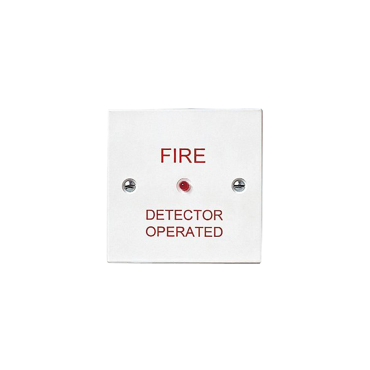 Channel Safety CHRI White Remote Indicator Unit With Red LED Marked