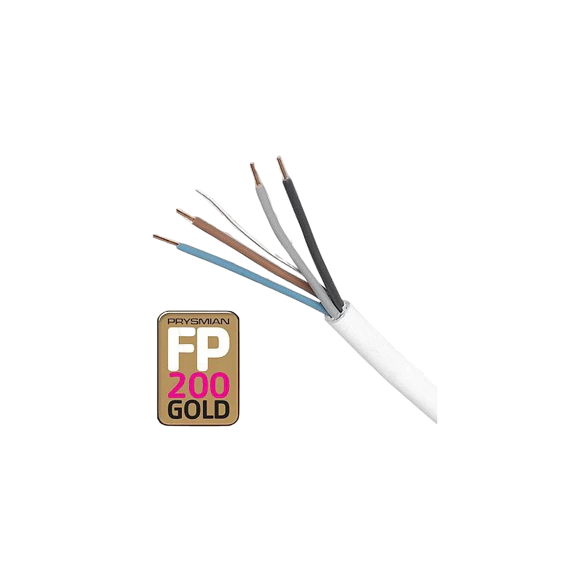 TYCAB 30m 20 Amp Auto Electrical Cable - 3mm White General Purpose Loom Wire