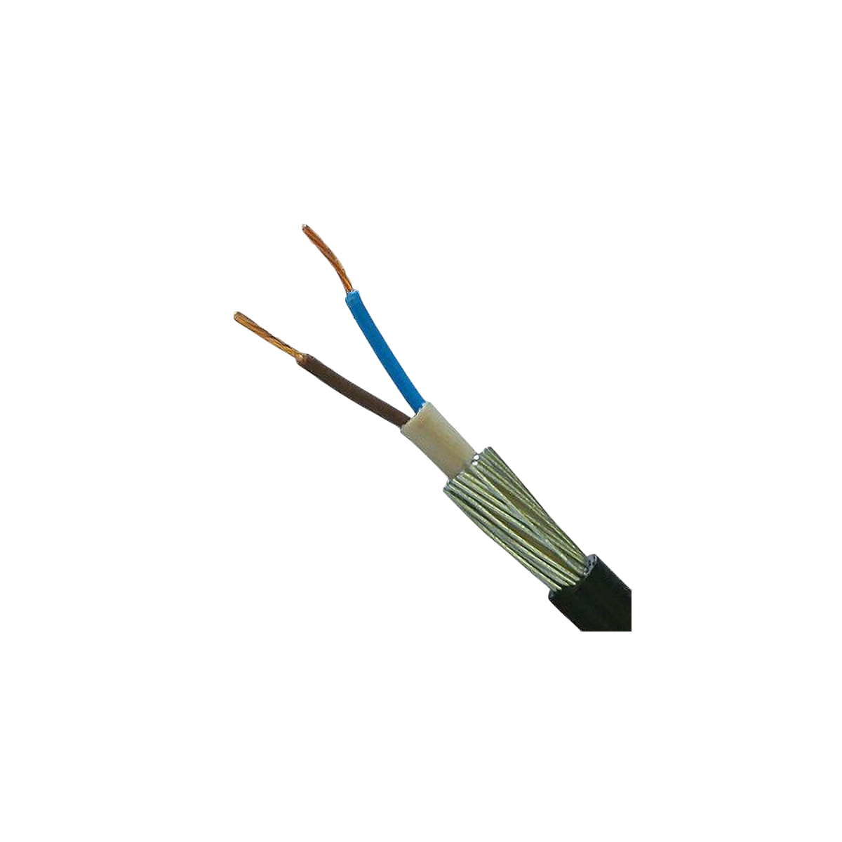 6942X16.0MM BASEC Approved 6942X Black 2 Core Steel Wire Armoured Cable