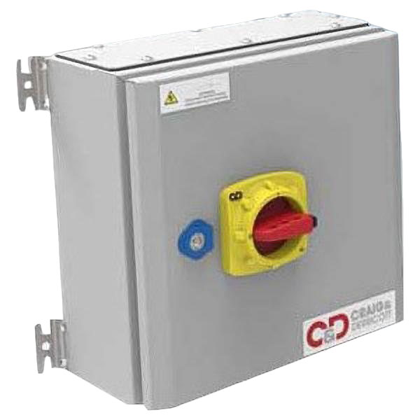 Craig & Derricott EDFG06303NL iSwitch Light Grey Sheet Steel TPN Fuse