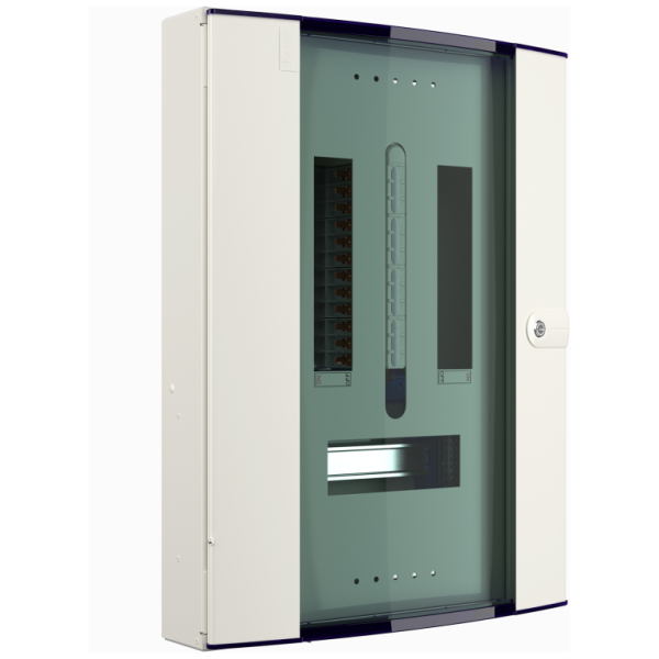 Hager JK108BG Invicta3 Metal 8 Way Standard Type B Three Phase TPN Distribution Board With