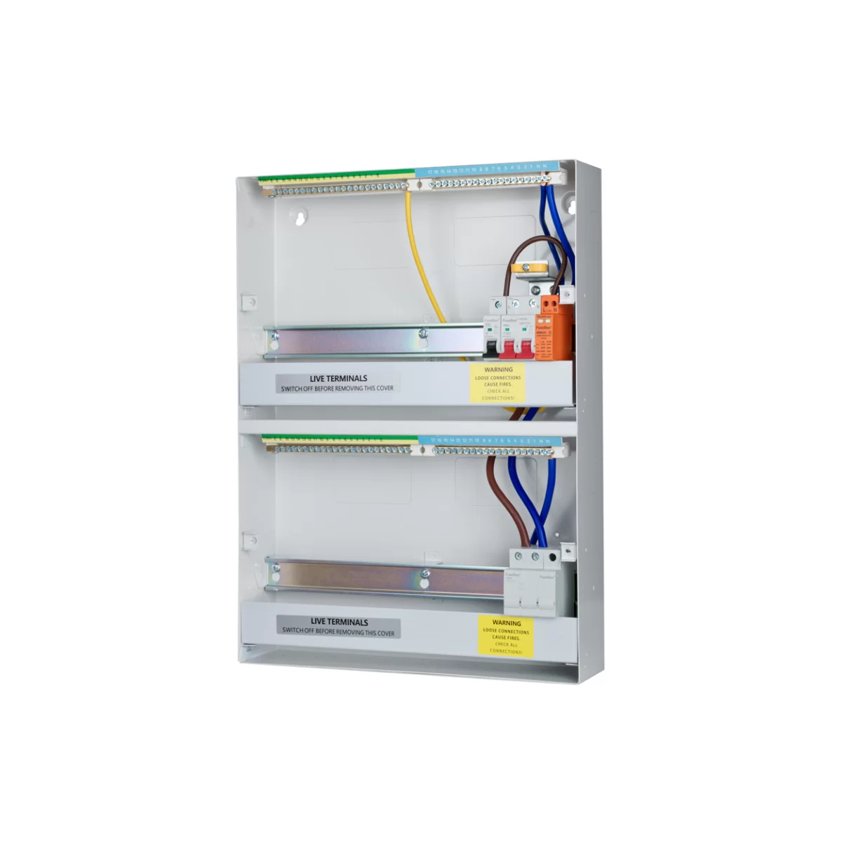 FuseBox F2029MX 29 Way Consumer Unit With 100A Main Switch & Type 2 Surge  Protection Device