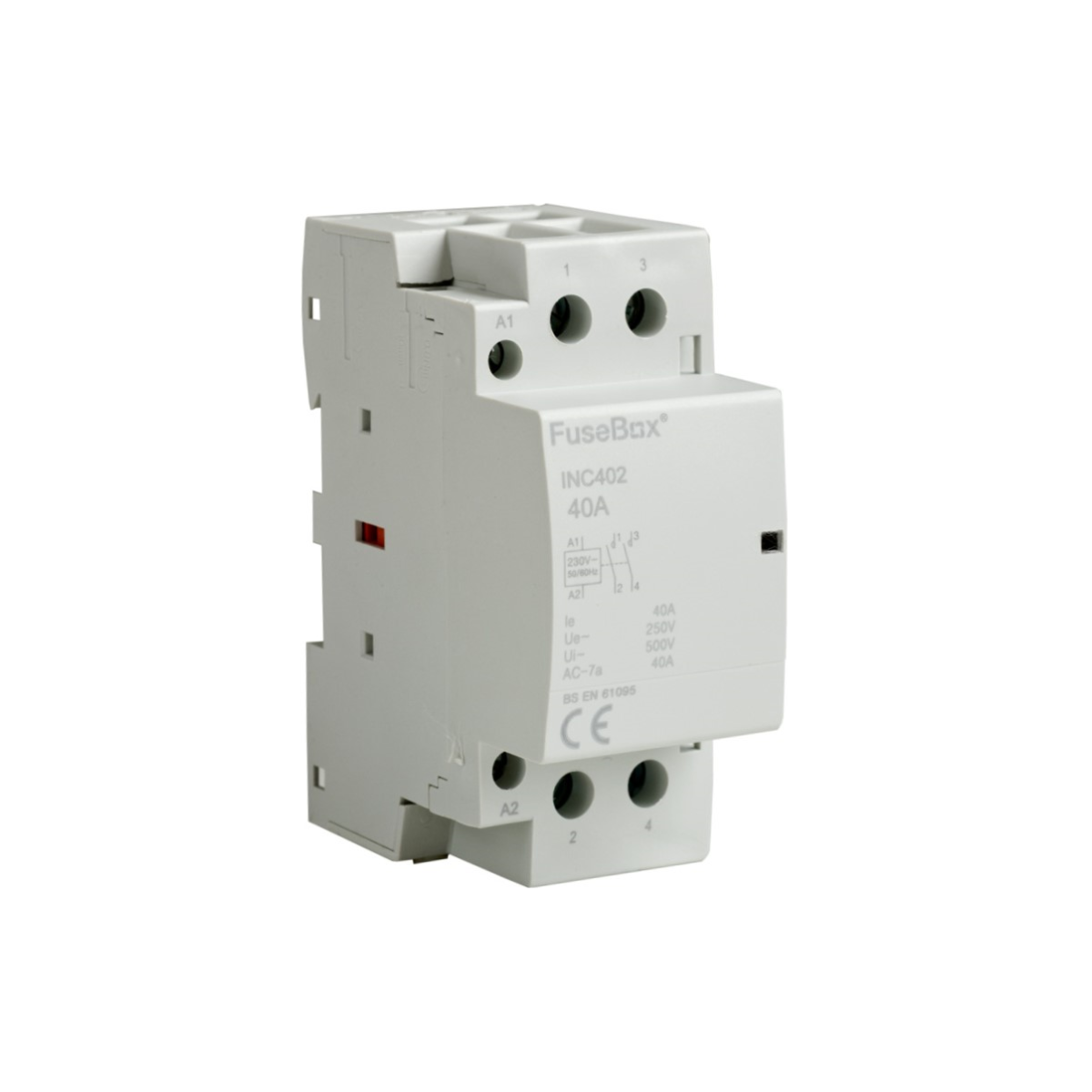 FuseBox INC402 Contactor Double Pole 40A 230V - Shop4 Electrical