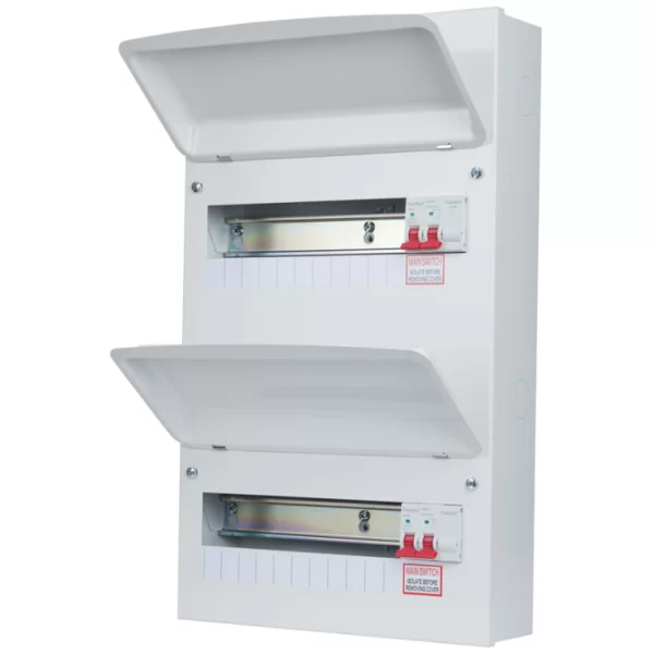 FuseBox F2020MDT 20 Way Dual Tariff Consumer Unit 100A - Shop4 Electrical