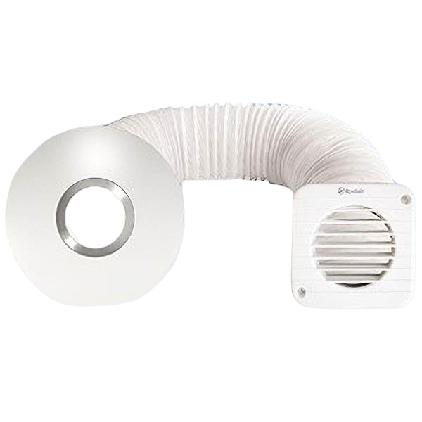 Xpelair 93087AW Simply Silent Illumi SSISFC SELV LED InLine