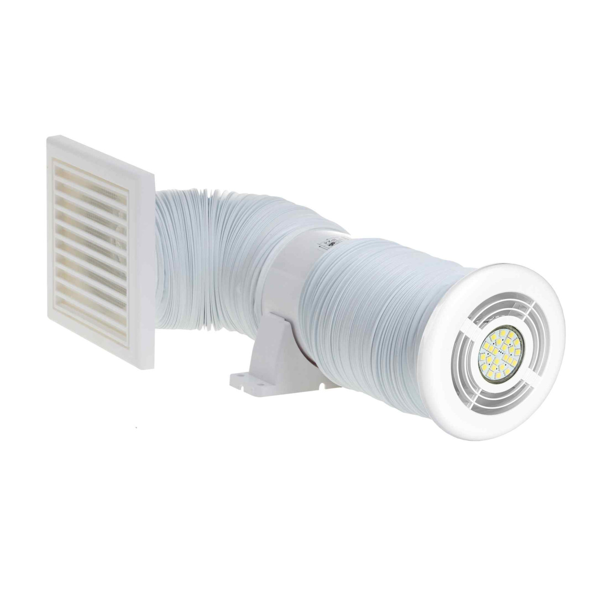 Deta 4641 InLine Axial Showerlite Extractor Fan Kit With Remote In