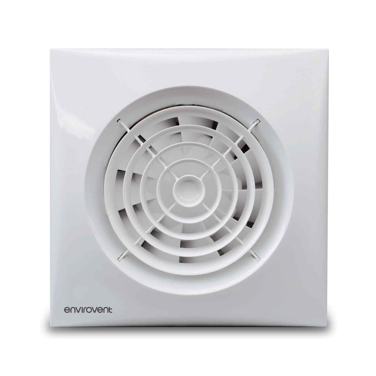 Envirovent SIL100T Silent 100 White Low Noise Wall / Ceiling Axial Extractor Fan With Adjustable ...