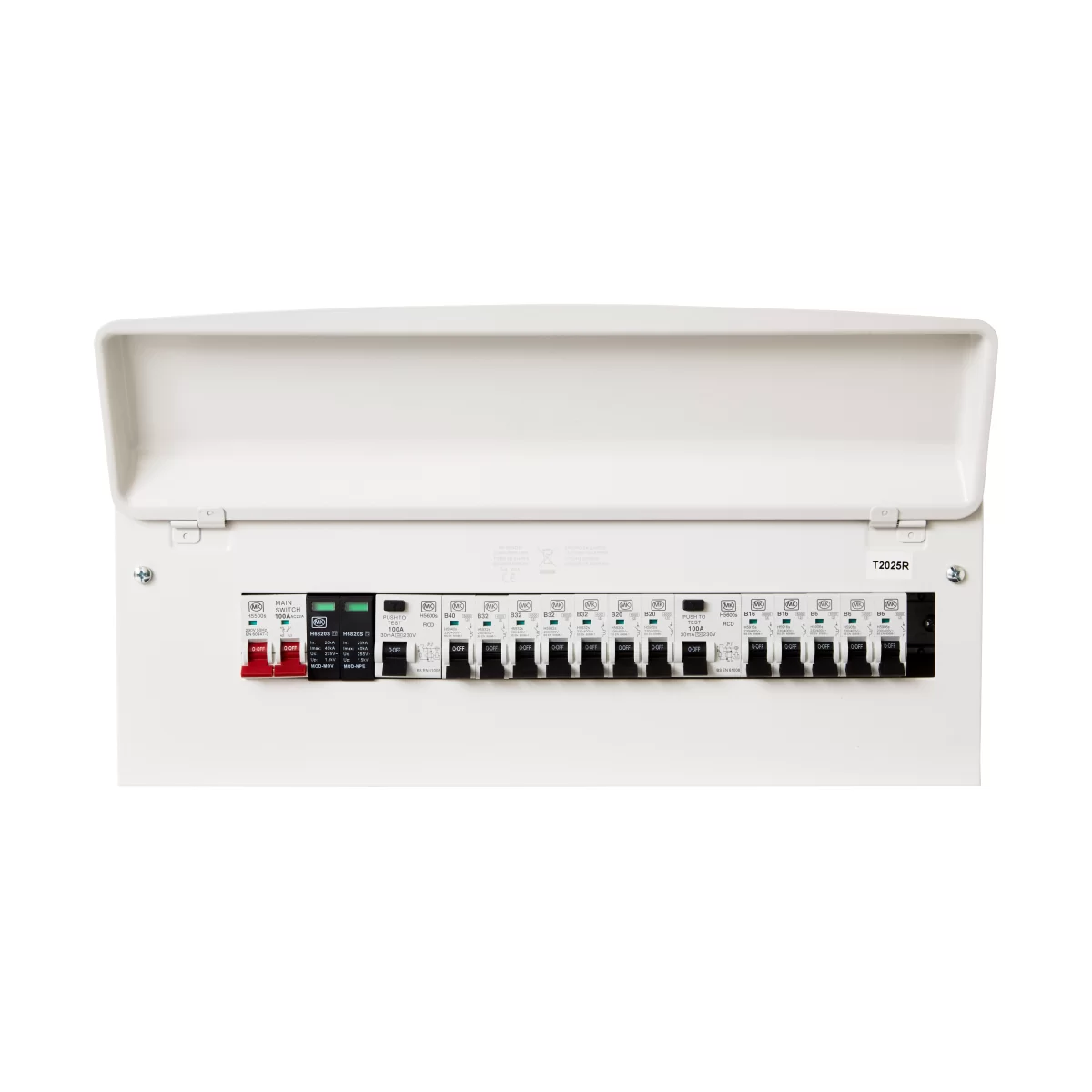 MK Sentry YS8678SMET 21 RCD Consumer Unit With MCBs - Shop4