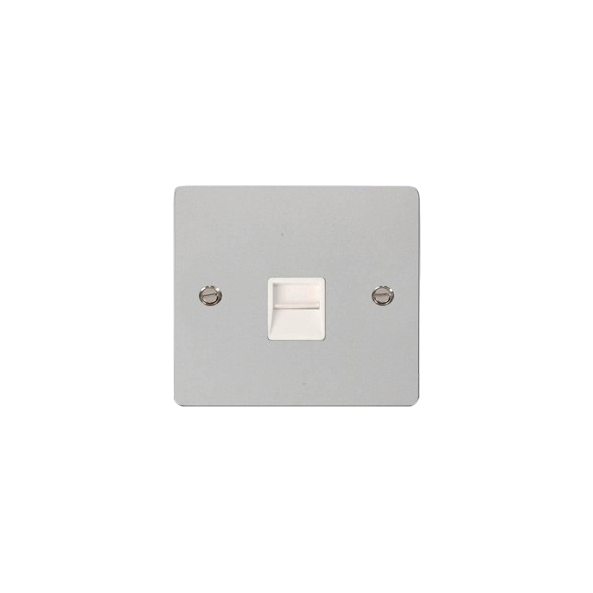 Click FPCH120WH Define Polished Chrome Flat Plate Single BT Master