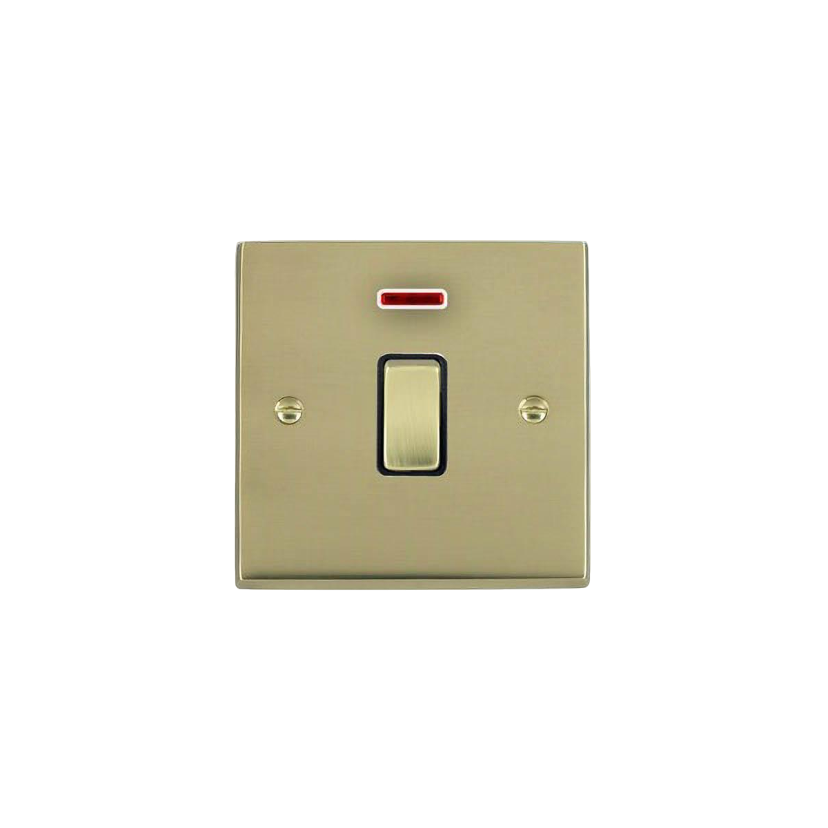 Hamilton Litestat Cheriton Victorian Polished Brass Double Pole Switch