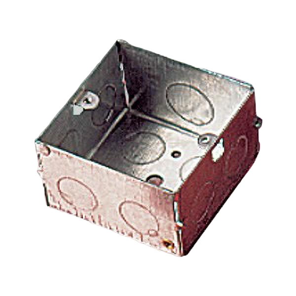 APPLEBY MB147 Steel 1 Gang Flush Mounting Box With 2 x Fixed Lugs