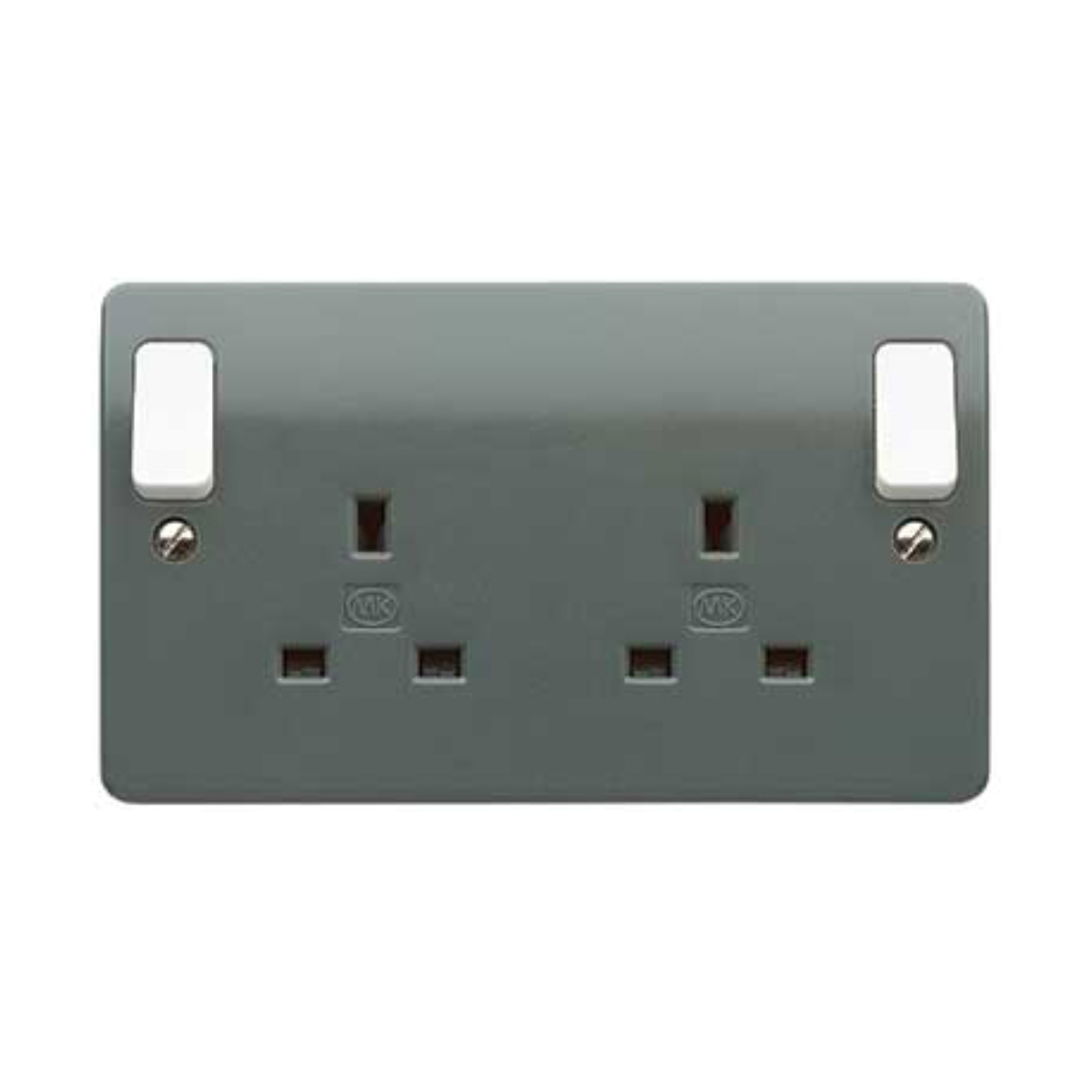 MK Electric K2746GRA Logic Plus Graphite 2 Gang Double Pole