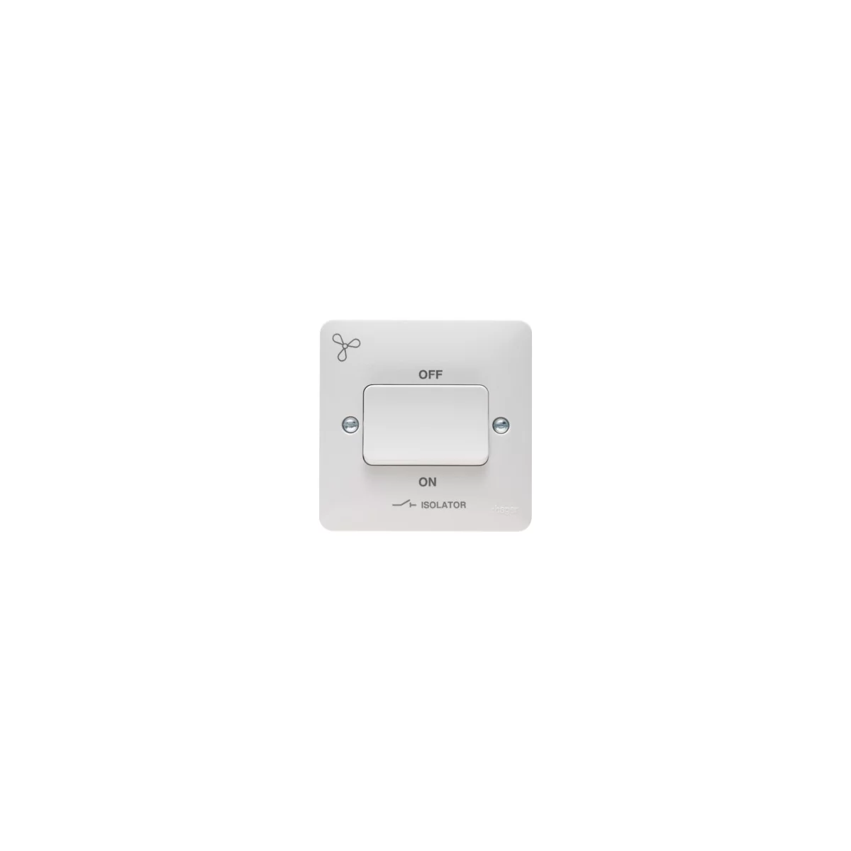 Hager Sollysta WMPS3PIF Plate Switch Gang TP Fan Isolator, 54% OFF