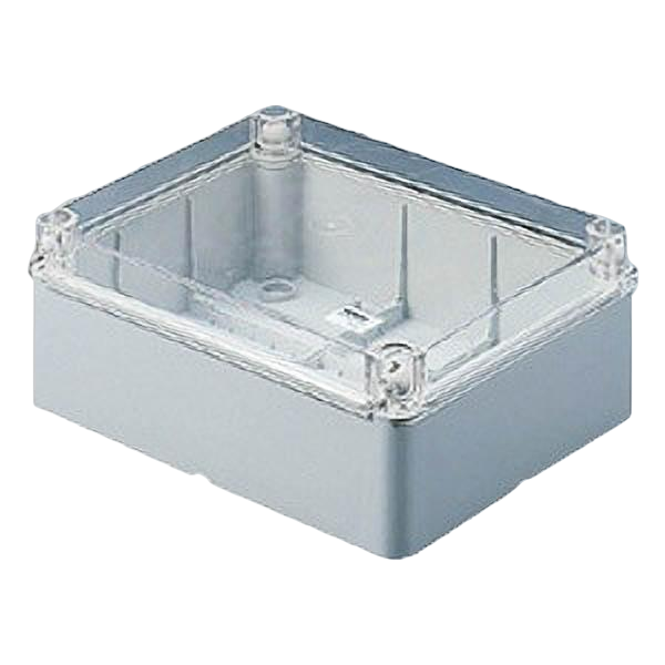 Gewiss GW44428 GWPLAST 120 Grey Weatherproof Junction Box With Smooth