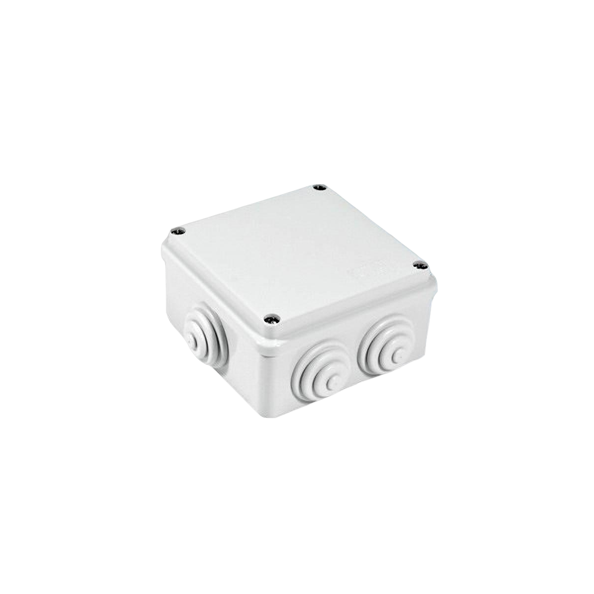 Gewiss GW44004 GWPLAST 75 Grey Weatherproof Junction Box With Plain ...