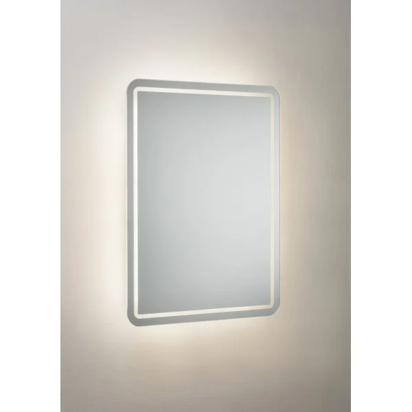 MLR6045SD 230V IP44 600 x 450mm Back-lit LED Bathroom Mirror with Demister, Shaver Socket and Motion Sensor