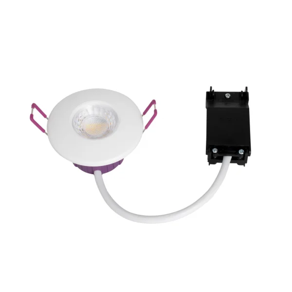 LED Robus Triumph RTS07X0-01 7W Slim IP65 Fire Rated Downlight CCT White Trim