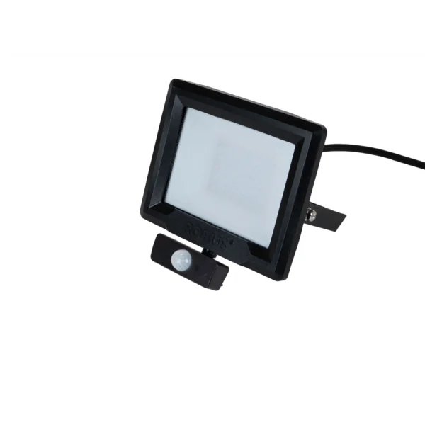 LED Robus Hilume RHL3040P-04 30W Black LED floodlight with PIR IP65 Cool White 4000K