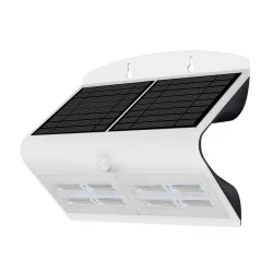 LED Robus Sol RSO740P-01 6.8W White Solar LED Wall light with PIR IP65 Cool White 4000K