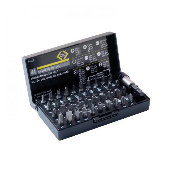 CK Tools T4508 Security Drill Bits Set 41 Pce