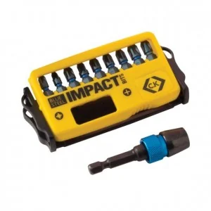 CK Tools T4510 Impact Driver Bit Set 10 Pce