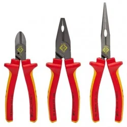 CK Tools T3805 Redline VDE Pliers Set (3)