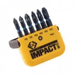 CK Tools T4511 Impact Driver Bit Set 6 Pce