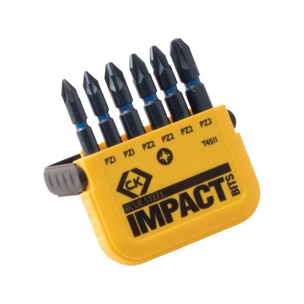CK Tools T4511 Impact Driver Bit Set 6 Pce