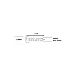 D-Line SD-DFIX/100-P Safe-D Pan Head Fixing Box of 100