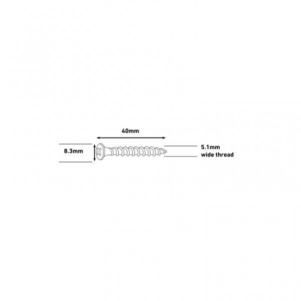 D-Line SD-DFIX/100 Safe-D Countersunk Fixing box of 100