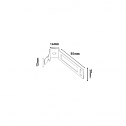 D-Line SAFE-DCOND20/20 Safe-D Conduit Saddle 20mm - Galv. (Pack of 20)