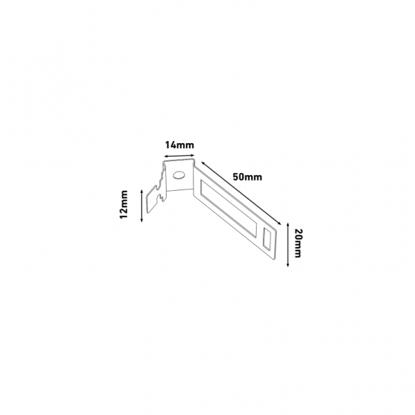 D-Line SAFE-DCOND20B/20 Safe-D Conduit Saddle 20mm - Black (Pack of 20)