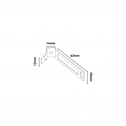 D-Line SAFE-DCOND25B/20 Safe-D Conduit Saddle 25mm - Black (Pack of 20)