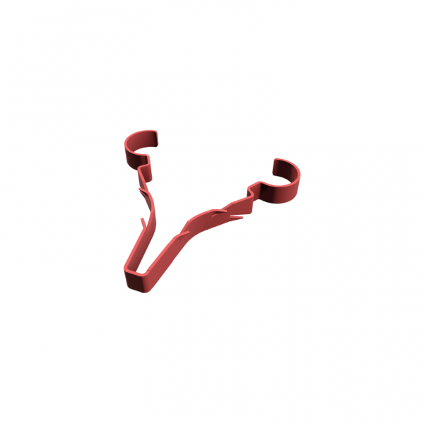 D-Line SD-STAG6SR/100 Safe-D Stag-Clip 6-8mm Single Red - Bag of 100