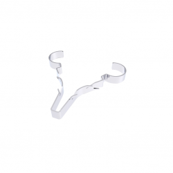 D-Line SD-STAG8S/100 Safe-D Stag Clip 8-10mm Single Chrome Galv.  Bag of 100