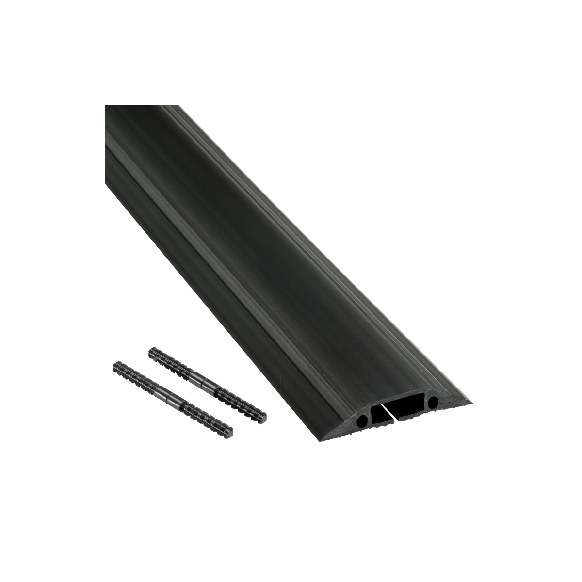 DLine FC83B/9M Medium Duty Black Floor Cable Cover 9m, Cavity
