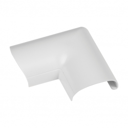 D-Line FLDB3015W 30x15mm 1/2 Round Door Frame White Top Bend