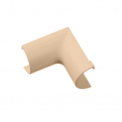 D-Line FLIB2010W 20x10mm 1/2 Round White Internal Bend
