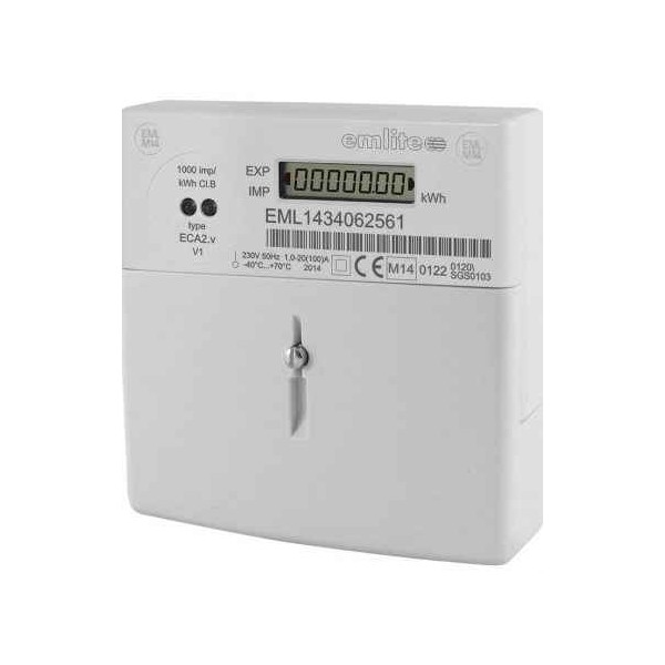 EM-ECA2-NET Bi Directional Smart Meter Net Reading