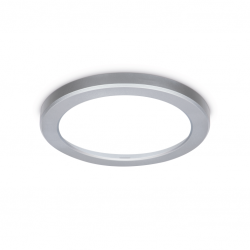 JCC Lighting JC131004 Skydisc™ Adjustable Wall/Ceiling Light attachable rim Silver