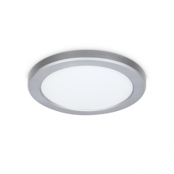 JCC Lighting JC131004 Skydisc™ Adjustable Wall/Ceiling Light attachable rim Silver