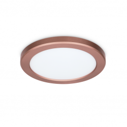 JCC Lighting JC131006 Skydisc™ Adjustable Wall/Ceiling Light attachable rim Rose Gold