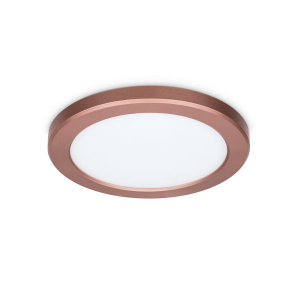 JCC Lighting JC131006 Skydisc™ Adjustable Wall/Ceiling Light attachable rim Rose Gold