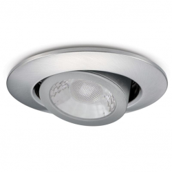 JCC Lighting JC1026/BN V50™ Pro Tilt Fire-rated LED Downlight 7.5W IP65 3000/4000K 600/650lm Brushed Nikel