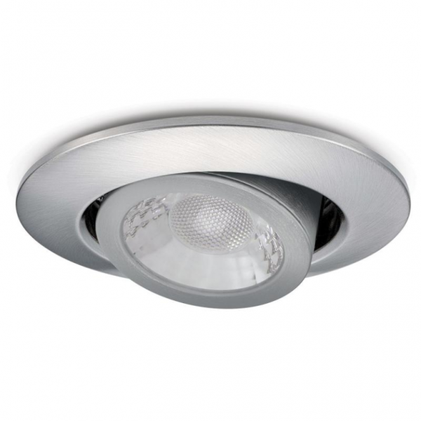 JCC Lighting JC1026/BN V50™ Pro Tilt Fire-rated LED Downlight 7.5W IP65 3000/4000K 600/650lm Brushed Nikel