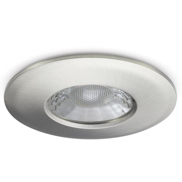 JCC Lighting JC1006/BN Bezel for V50 fire-rated LED downlight Brushed Nickel