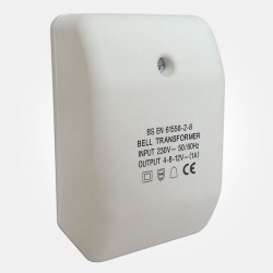 Eterna BT4812 White Multi Voltage Bell / Chime Transformer IP20